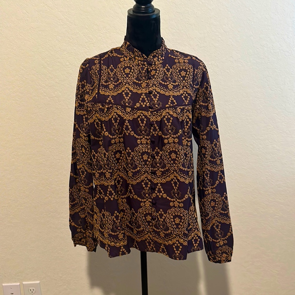 NWT Johnny Was Elora Eyelet Blouse